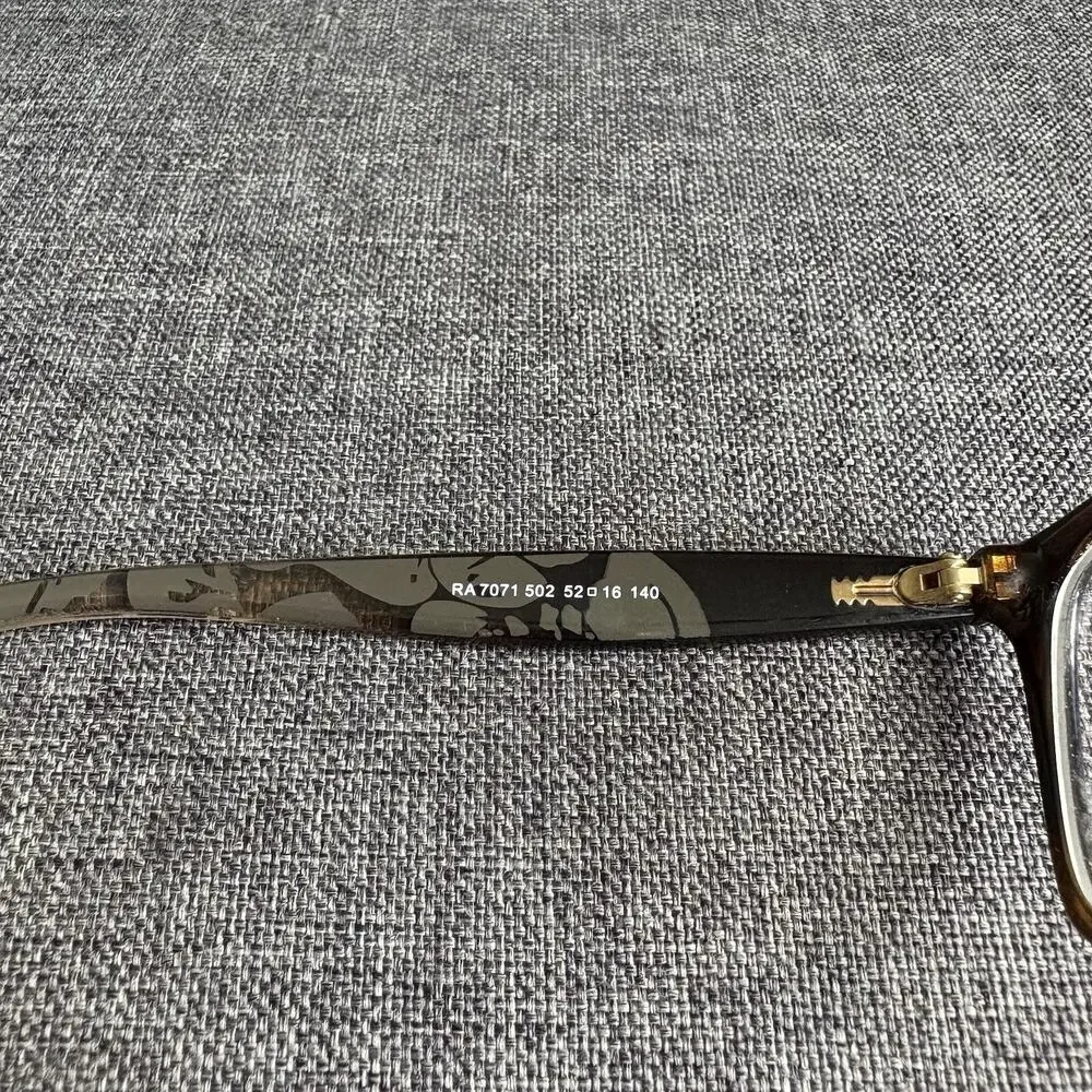 Ralph Lauren Eyeglasses Frame RA7071 502 Women Brown Tortoise Full Rim 52-16-140